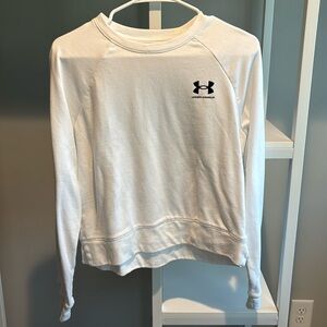 Women’s Under Armour White Cropped Sweatshirt